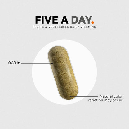 Capsulas De Frutas Y Verduras Integra 15 Variedades En Una Suplemento Nutricional
