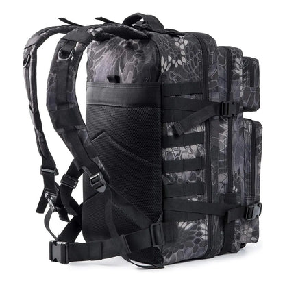 Mochila Táctica Militar QT&QY 45L Resistente Espaciosa y Versátil