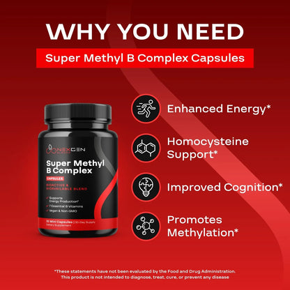 Complejo B Metilado Bioactivo Con Folato 5 Mthf Y Metilcobalamina Suplemento Vitaminico Energia Cerebral Y Cardiovascular