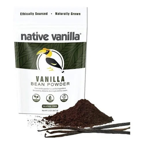 Extracto De Vainilla Native Vanilla Powder 14 Gramos Sabor Auténtico Y Puro