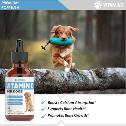 Vitamina D Para Perros Huesos Fuertes Y Saludables Importado De Eeuu