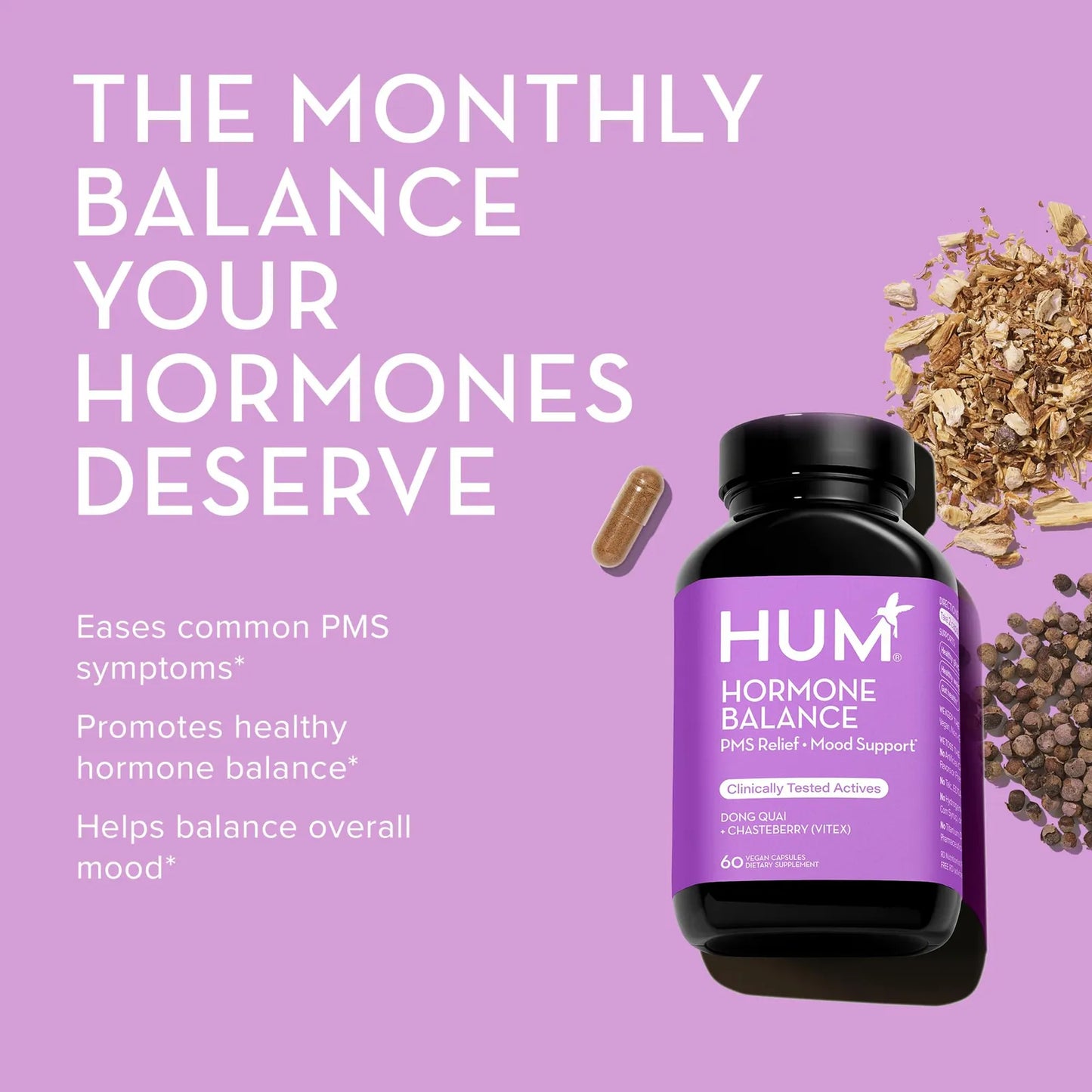 Capsulas Mensuales Moody Bird Suplemento Mujeres 60 Cápsulas Veganas Equilibrio Hormonal
