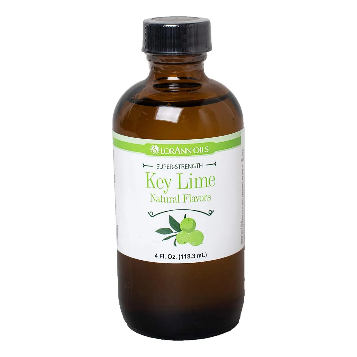 LorAnn Key Lime SS Flavor Botella 4 Oz Saborizante Super Fuerte Para Postres