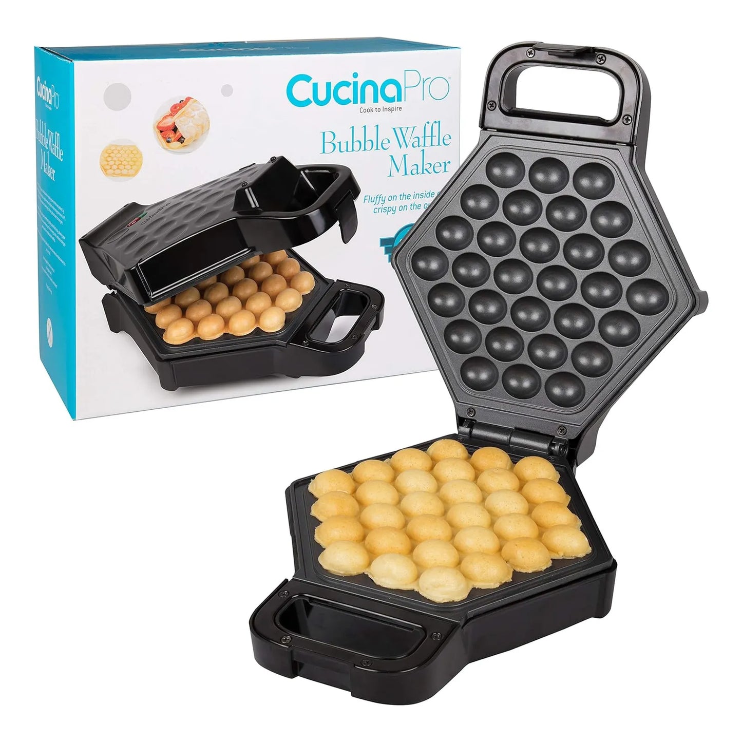 Waflera De Burbujas CucinaPro Antiadherente Premium Cocina Facil Y Divertida