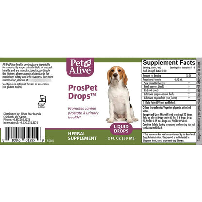 ProsPet Gotas 2 Unidades Suplemento Herbal Para Salud Prostática Y Urinaria En Perros