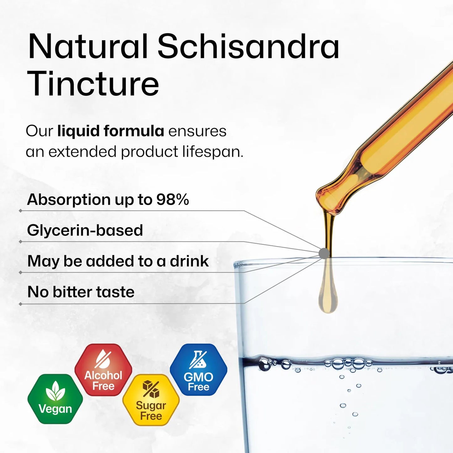 Gotas De Schisandra Extracto Natural Para Calma Y Salud Hepatica 60 Ml