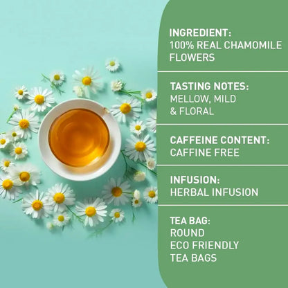 Handpick Té De Manzanilla Bolsas De Té Ecológicas 100 Relajación Natural Y Digestión Saludable