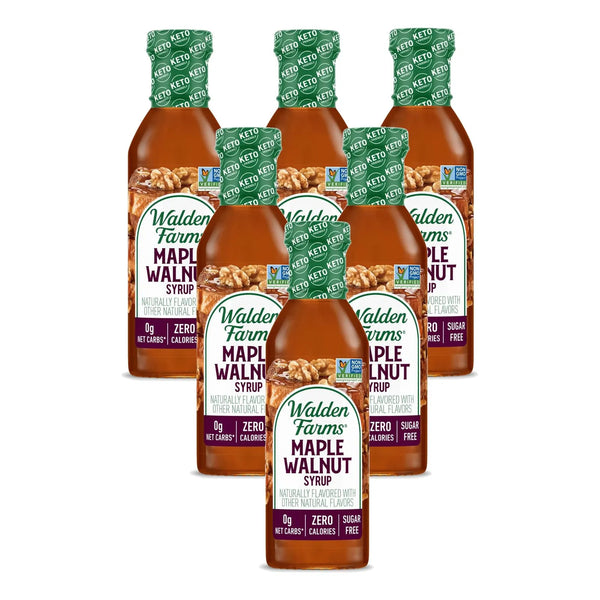 Jarabe De Nuez De Arce Sin Calorías 355 Ml Pack De 6 Envases Walden Farms