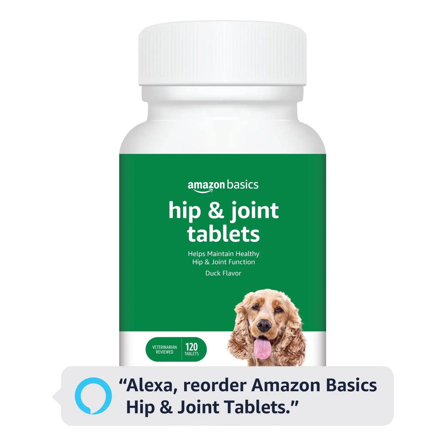 Tabletas Masticables Para Cadera Y Articulaciones Caninas Sabor A Pato 120 Unidades