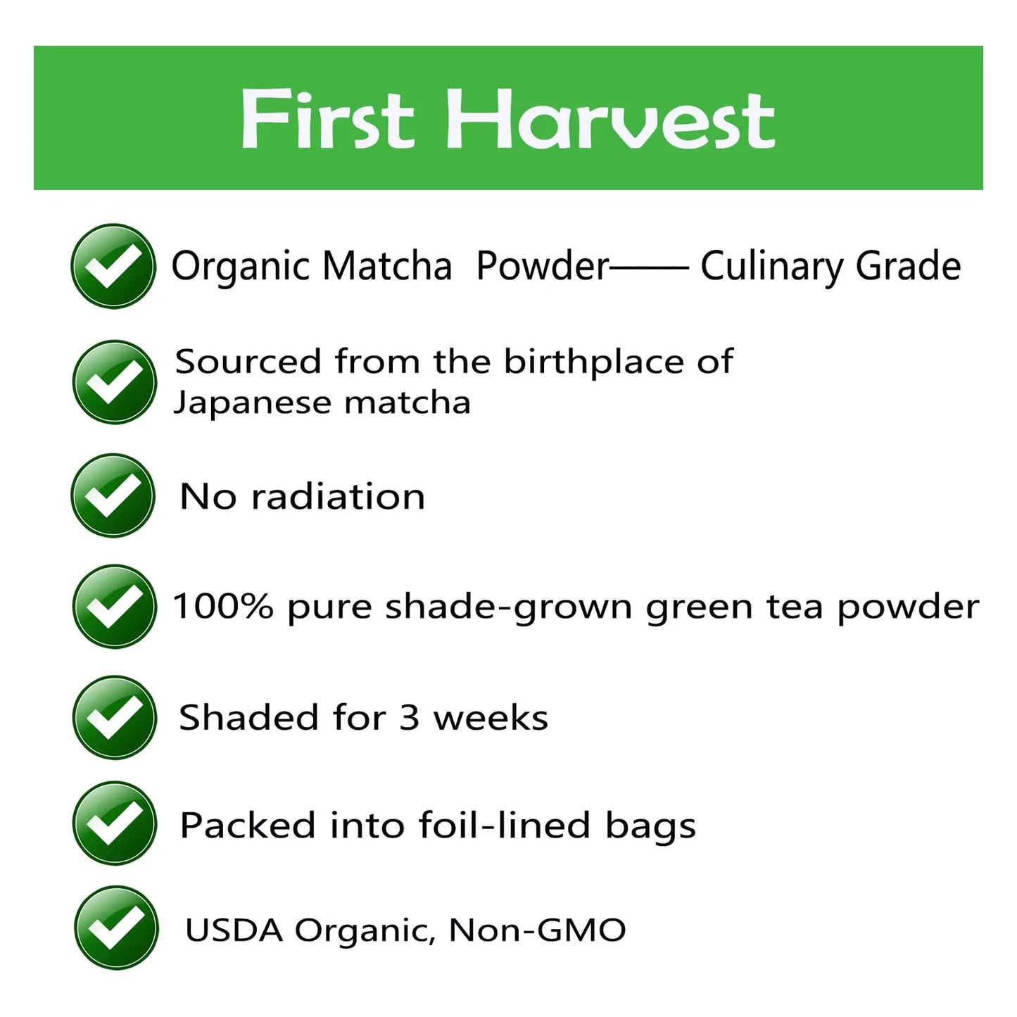 Polvo De Té Verde Matcha Orgánico Grado Culinario 283g Antioxidantes Naturales