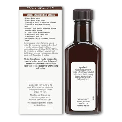Vainilla Natural Para Hornear Watkins Hecha A Mano 118ml Sabores Naturales Sin Gluten