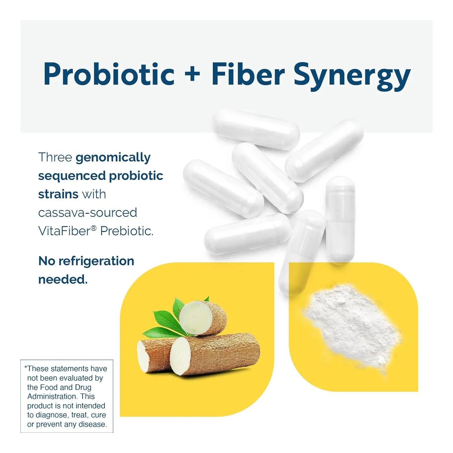 CoreBiotic Suplemento Salud Intestinal Prebióticos Probióticos 3 Cepas EEUU