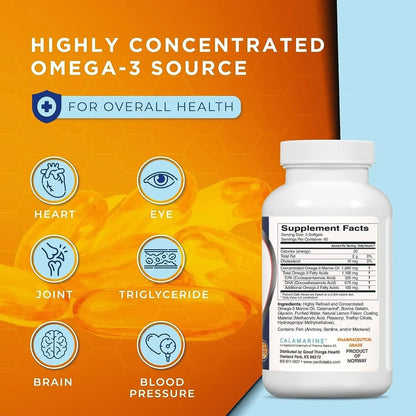 Aceite De Pescado Recubierto Entérico 1100 Mg Omega 3 DHA EPA Sin Regusto