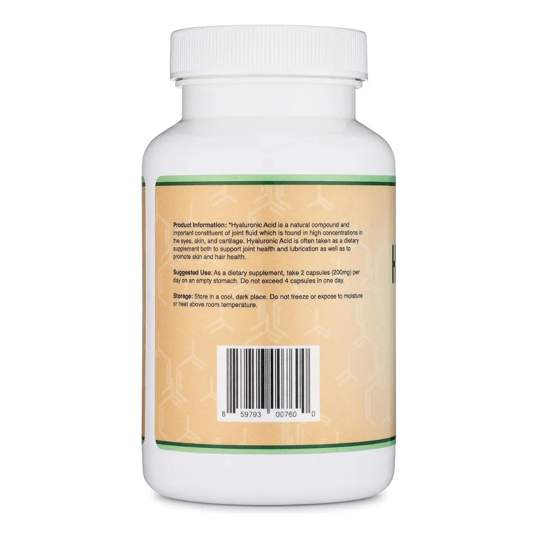 Ácido Hialurónico 200mg 180 Cap Double Wood - Imagen 2