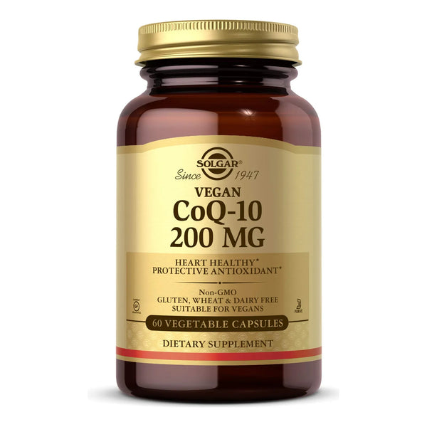 Capsulas Vegetales Coenzima Q10 200 Mg 60 Unidades Antioxidante Corazon Vegano Sin Gluten