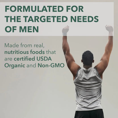 Multivitaminico Organico Diario Para Hombres Energia Salud Corazon 60 Tabletas