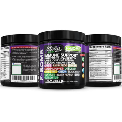 Suplemento Inmunologico Natural Con Pau D Arco Ajo Y Vitaminas Vegano