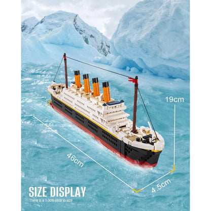 Juego De Construccion Titanic 1288 Piezas Mini Bloques Para Adultos Y Ninos