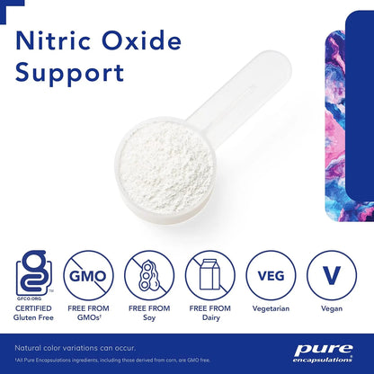 Soporte De Óxido Nítrico Pure Encapsulations 5.7 Onzas Energía Muscular Y Circulación