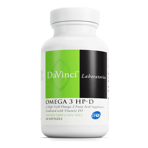 Omega 3 HP-D Con Vitamina D3 60 Cápsulas Blandas Suplemento Cardiovascular E Inmunológico