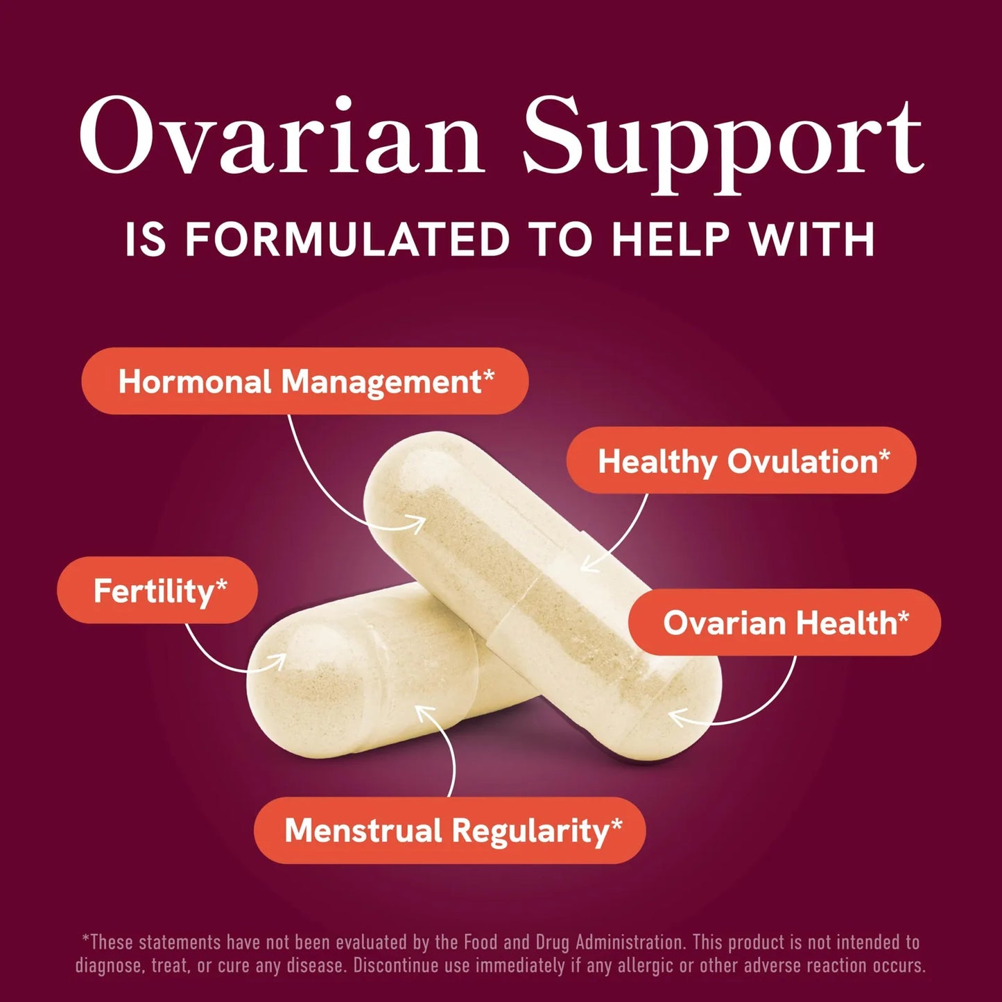 Suplemento Apoyo Ovárico Equilibrio Hormonal Ovulación Saludable