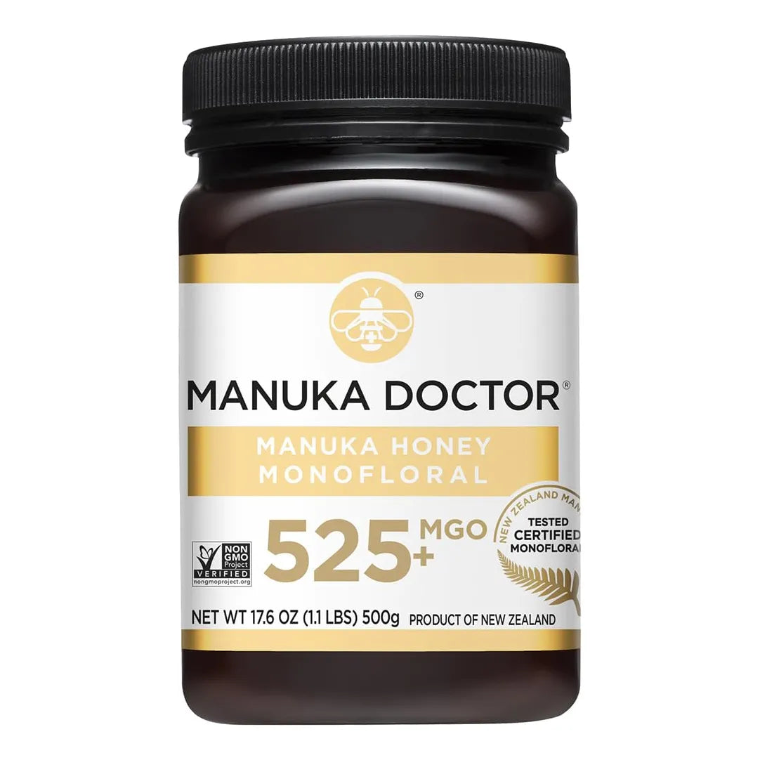 Miel De Manuka Monofloral Cruda MGO 525+ 500g Pura De Nueva Zelanda