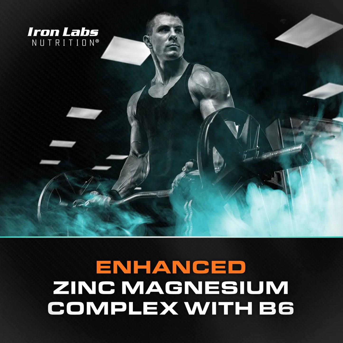 Iron Labs ZM6 Suplemento De Zinc Y Magnesio 180 Cápsulas Vegetarianas Alto Rendimiento