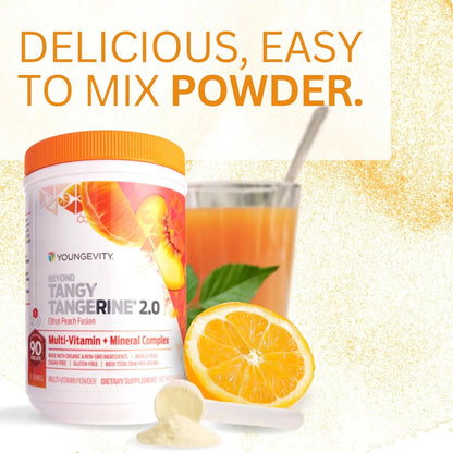 Complejo Multivitaminico Mineral Sabor Durazno Citrico 8000 Con Antioxidantes