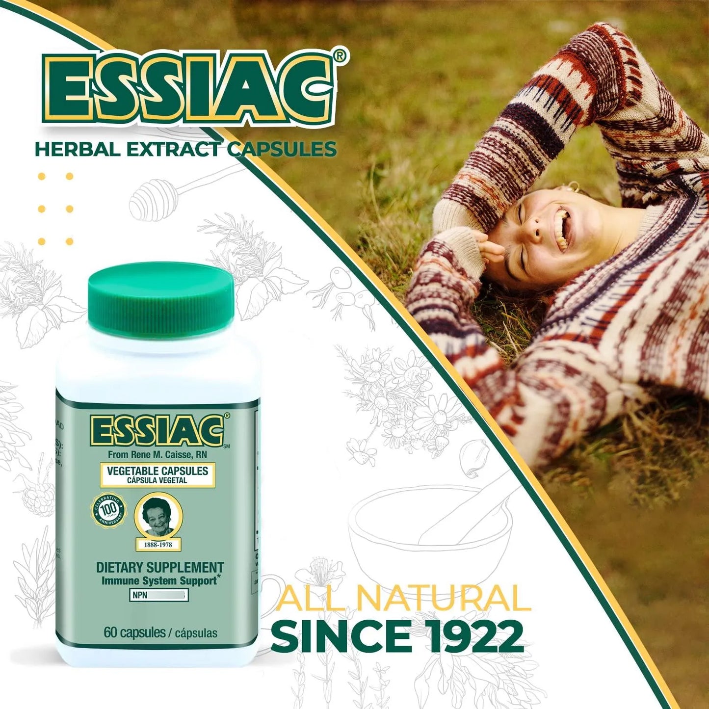 Capsulas Vegetales Efectivas 60 Unidades Apoyo Sistema Inmune