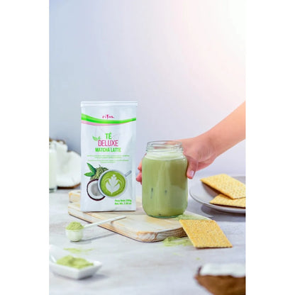Té Matcha Latte Ceremonial Con Crema De Coco Y Avena En Polvo 20 Porciones Energía Natural