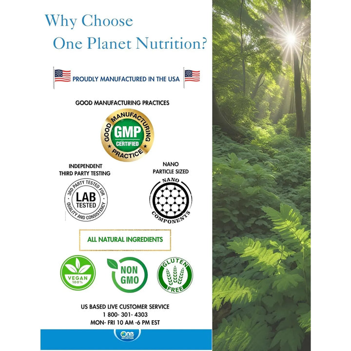 Nano Curcumina One Planet Complemento Diario 60 Cápsulas - Imagen 6