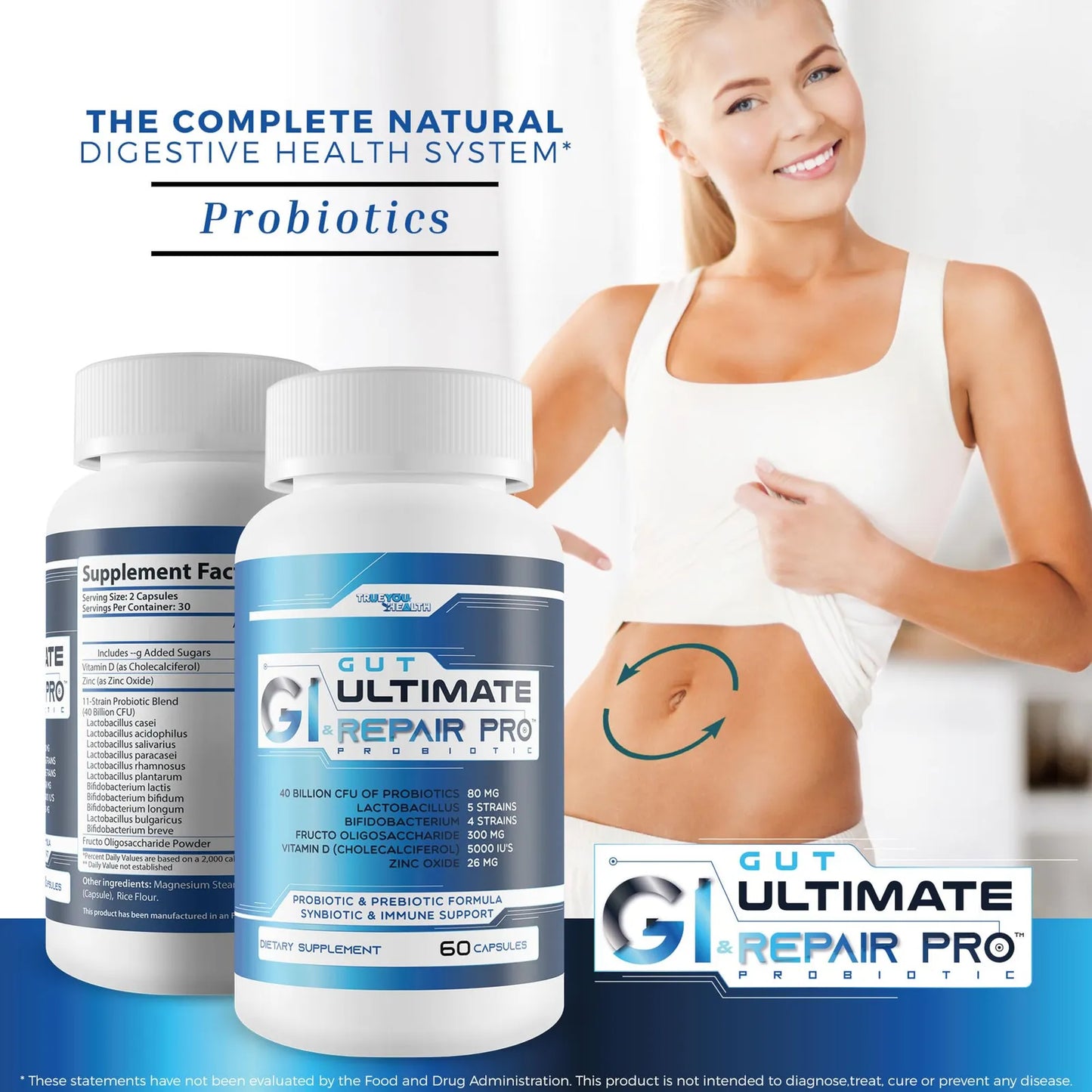Probióticos Avanzados Para Mujer Salud Intestinal Vaginal 40 Mil Millones Ufc