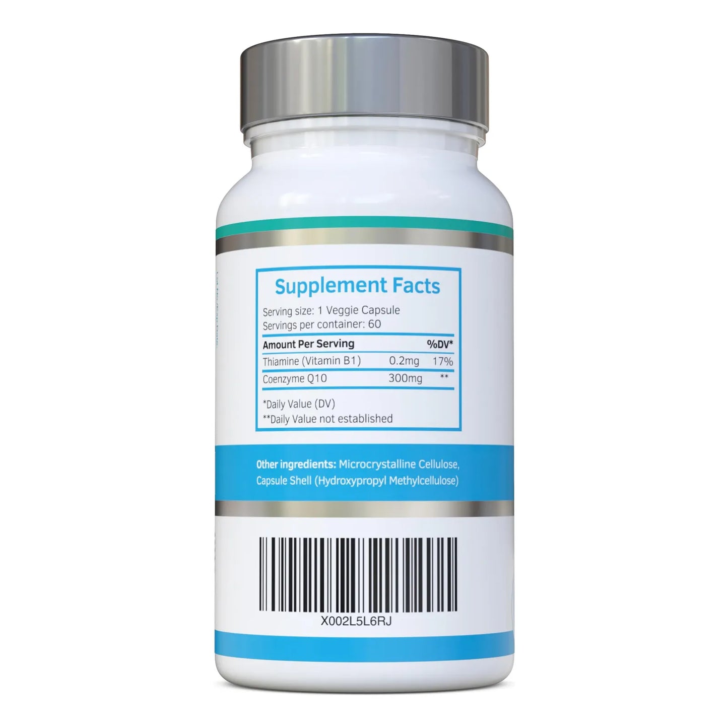Coenzima Q10 300mg 60 Capsulas Forma Trans Fermentada Naturalmente Superior