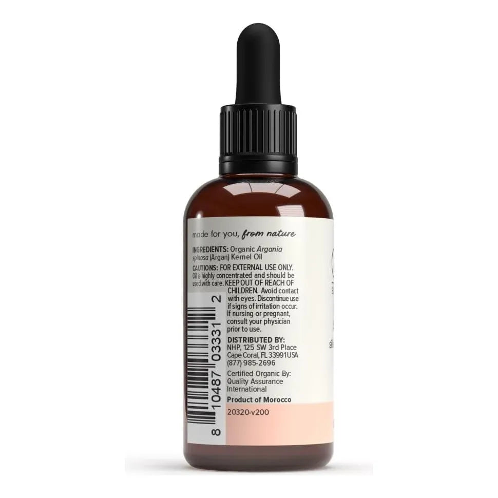 Aceite De Argán Orgánico Dr Mercola 60ml Hidratante Piel Y Cabello
