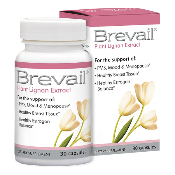 Cápsulas De Extracto De Lignano 50 Mg Brevail Para Salud Mamaria Y Hormonal