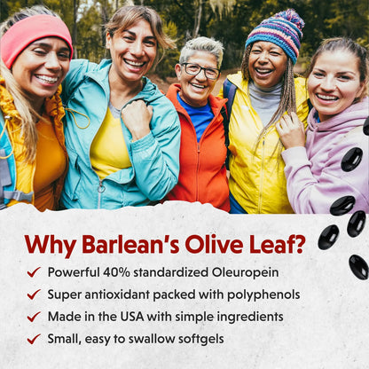 Barleans Cápsulas Blandas Complejo Hoja De Olivo 90 Mg Antioxidantes Refuerzo Inmunológico Y Cardíaco