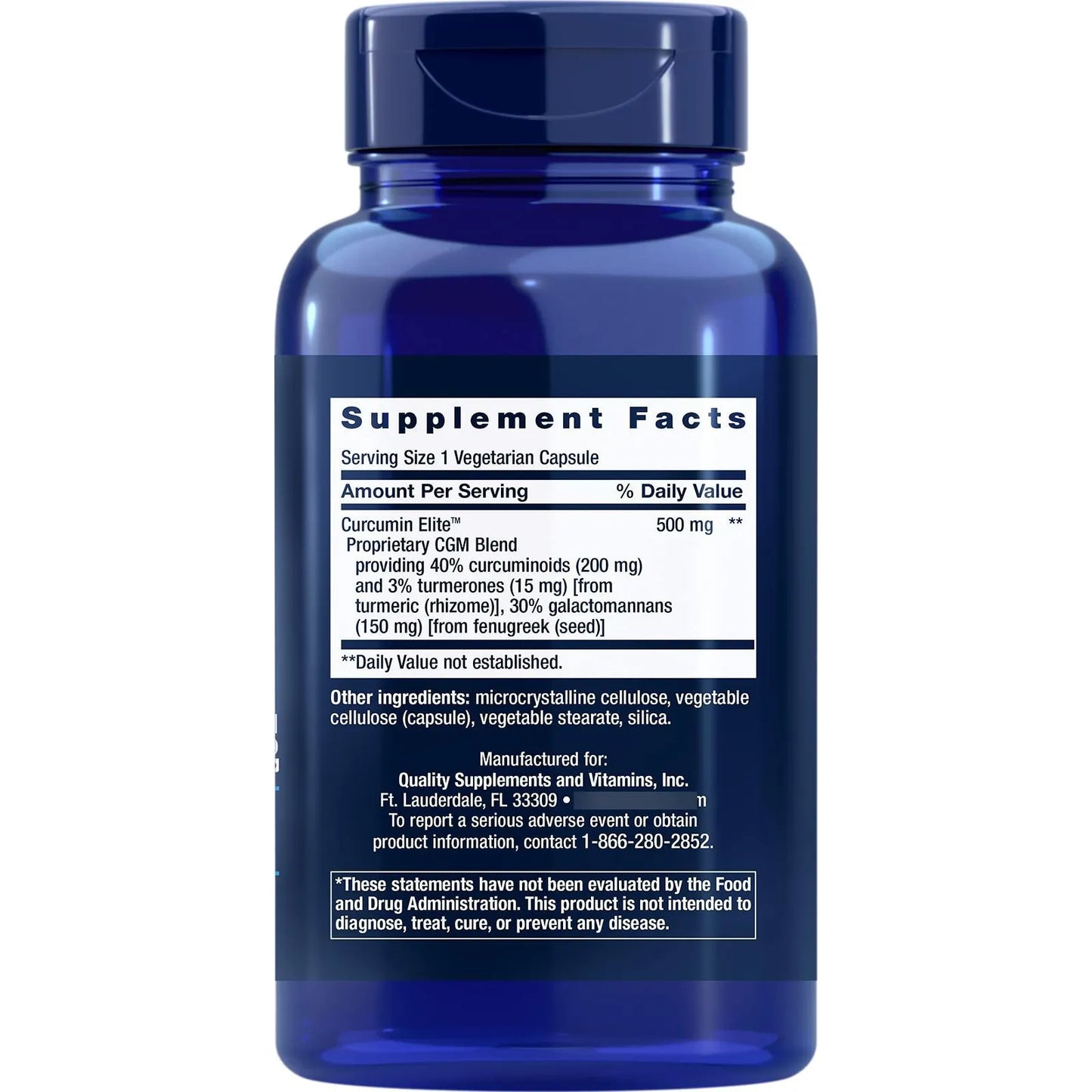 Curcumin Elite Extracto De Cúrcuma 90 Cápsulas Paquete Doble Absorción Superior