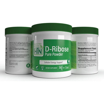 D Ribosa Pure Powder 200g Energia Celular Sin Gluten Ni Soja