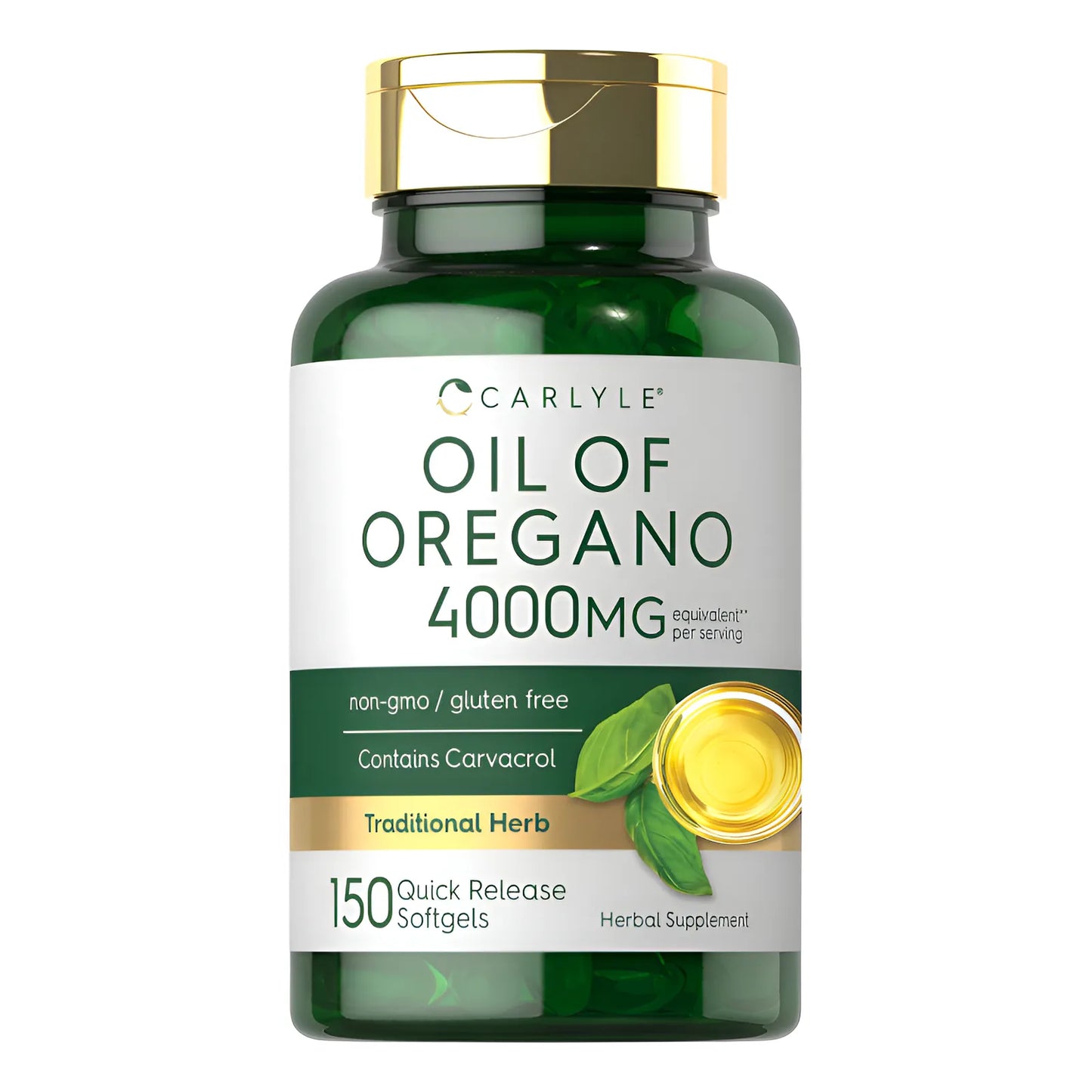 Aceite De Orégano Carlyle Apoyo Diario 150 Cápsulas Sin Sabor - Imagen 1