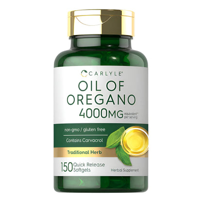 Aceite De Orégano Carlyle Apoyo Diario 150 Cápsulas Sin Sabor - Imagen 1