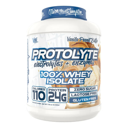 ProtoLyte Proteina Aislada De Suero En Polvo Sabor Mantequilla De Mani Y Vainilla 4.6 Libras Para Musculo Y Recuperacion