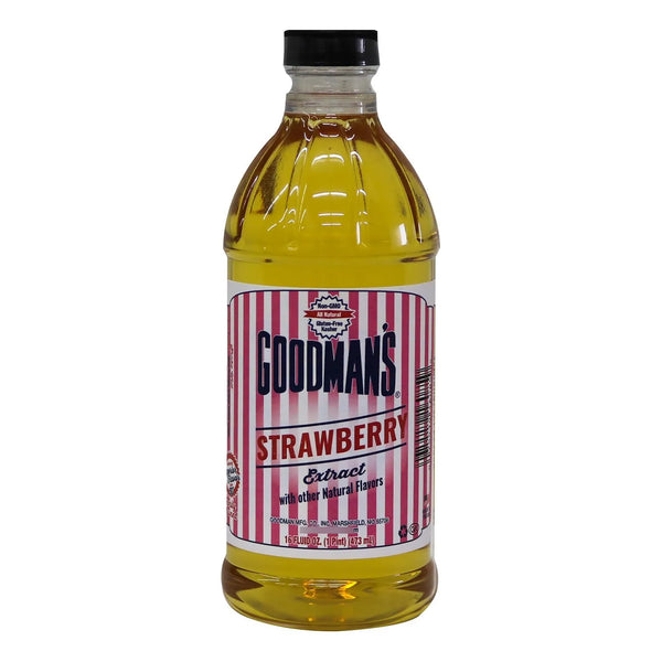 Extracto Natural De Fresa Goodmans Bajo En Calorias Y Sin Gluten