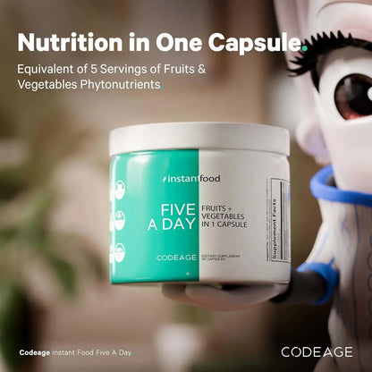 Capsulas De Frutas Y Verduras Integra 15 Variedades En Una Suplemento Nutricional