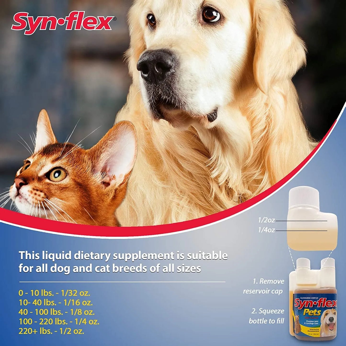 Complejo Líquido De Glucosamina Y Condroitina Para Perros Y Gatos Salud Articular Sabor Carne
