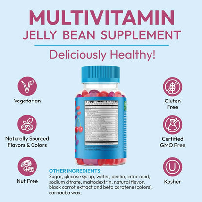 Gomitas Multivitamínicas Con Zinc Apoyo Inmunológico Sabor Berry Blast 120 Unidades