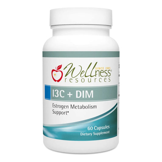 Capsulas I3C DIM 300mg 100mg Metabolismo Estrógenos Vegano Sin Gluten