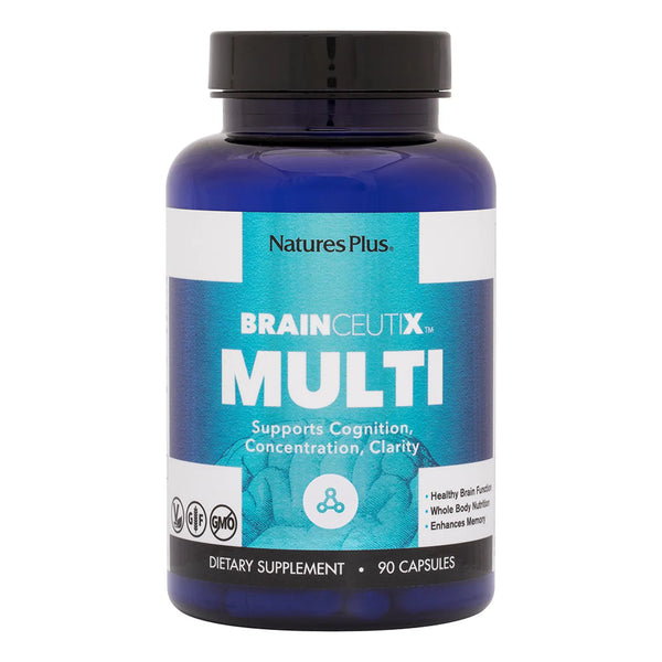 BrainCeutix Capsulas Multivitaminicas 90 Unidades Apoyo Cognitivo Memoria Vegano