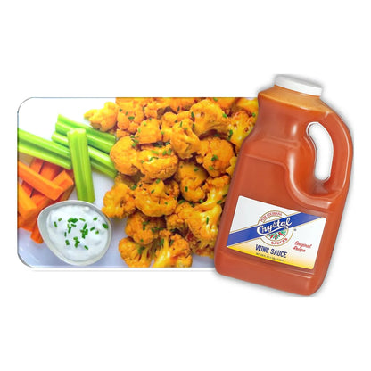 Crystal Pure Louisiana Original Hot Wing Sauce 1 Galon Salsa Picante Autentica Y Versatil