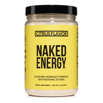 Naked Citrus Naked Energy Preentrenamiento Cítrico Vegano 30 Porciones Energía Natural
