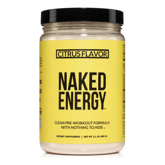 Naked Citrus Naked Energy Preentrenamiento Cítrico Vegano 30 Porciones Energía Natural